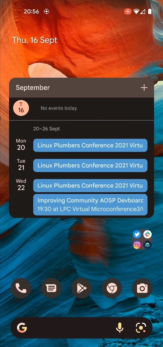Google Calendar função