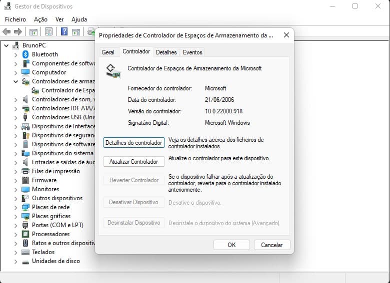 sdd não é detetado pelo Windows