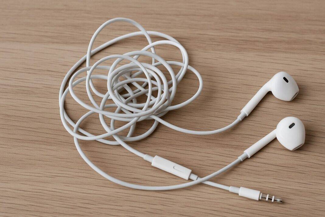 fios dos auriculares